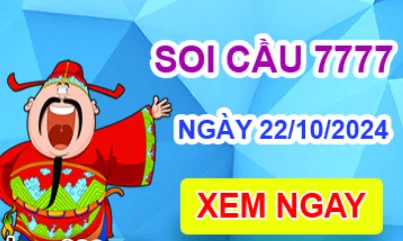 Soi cầu 7777 ngày 22-10-2024 – Cầu lô tứ quý 7777 hôm nay