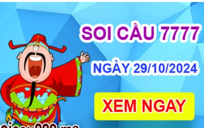 Soi cầu 7777 ngày 29-10-2024 – Cầu lô tứ quý 7777 hôm nay