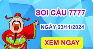 Soi cầu 7777 ngày 23-11-2024 – Cầu lô tứ quý 7777 hôm nay