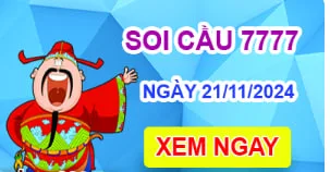 Soi cầu 7777 ngày 21-11-2024 – Cầu lô tứ quý 7777 hôm nay