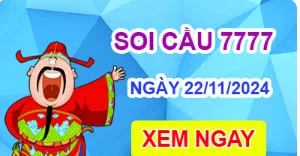 Soi cầu 7777 ngày 22-11-2024 – Cầu lô tứ quý 7777 hôm nay