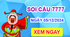 Soi cầu 7777 ngày 05 -12-2024 – Cầu lô tứ quý 7777 hôm nay