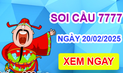 Soi cầu 7777 ngày 21-02-2025 – Cầu lô tứ quý 7777 hôm nay